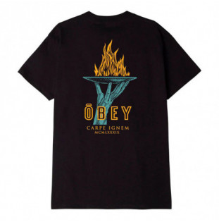 Camiseta Obey: Obey Seize Fire (Black)