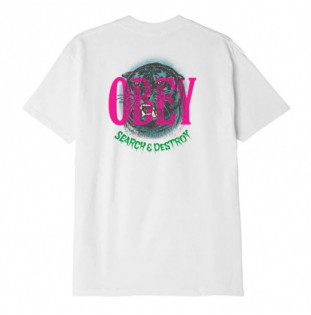 Camiseta Obey: Obey Search & Destroy Tiger (White)