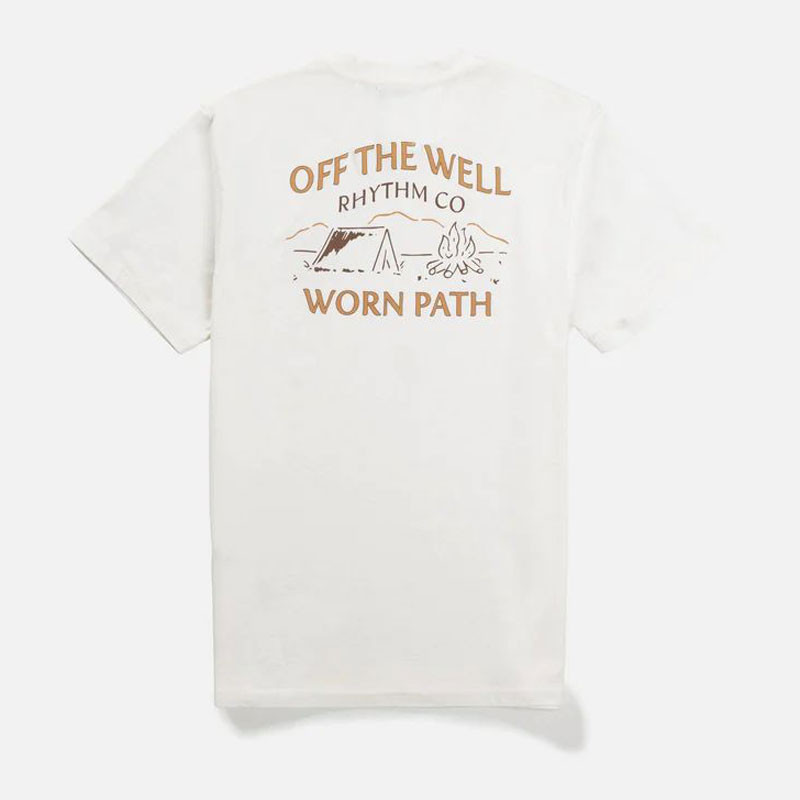 Camiseta Rhythm: Wilderness SS T-Shirt (Vintage White)