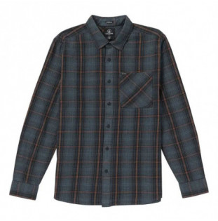 Camisa Volcom: Heavy Twills Flannel LS (Dark Slate)