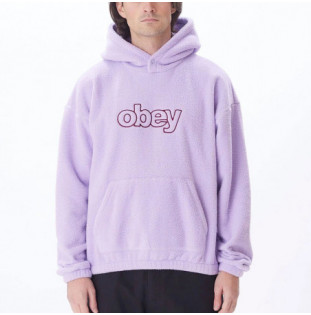 Sudadera Obey: Daily Polar Fleece Hood (Digital Lavender)