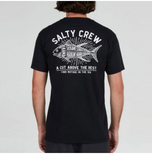 Camiseta Salty Crew: Cut Above Premium SS Tee (Black)