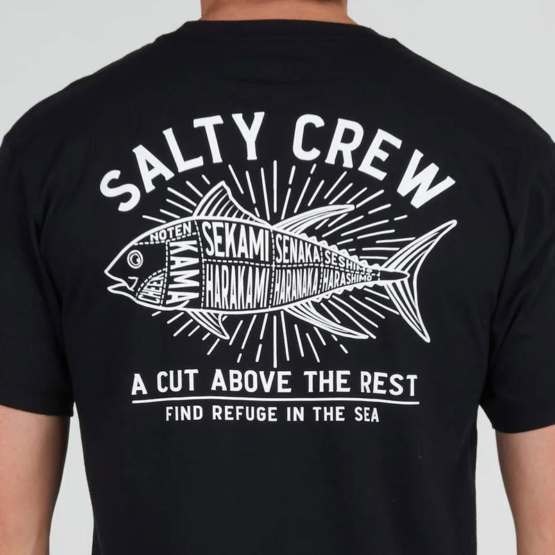 Camiseta Salty Crew: Cut Above Premium SS Tee (Black)