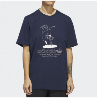 Camiseta Adidas: Hjones SS Tee 3 (Conavy White)