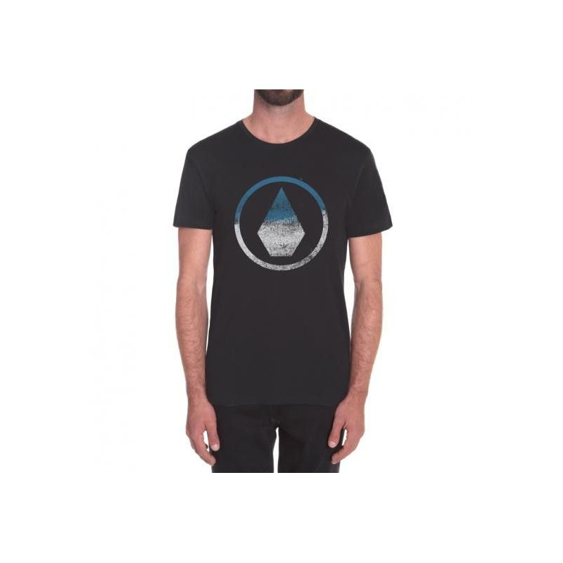 Camiseta Volcom: CANVAS STONE BSC SS (BLK)