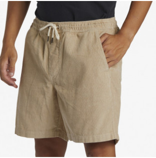 Bermuda Quiksilver: Taxer Cord Wkst (Plaza Taupe Solid)