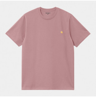 Camiseta Carhartt WIP: SS Chase T-Shirt (Glassy Pink Gold)