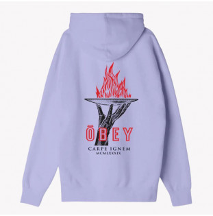 Sudadera Obey: Obey Seize Fire (Digital Lavender)