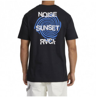 Camiseta RVCA: Noise Sunset Tees (Red Vivid Blue)