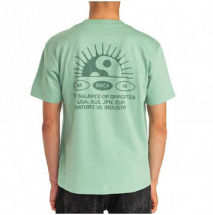 Camiseta RVCA: Balance Rise Tees (Green Haze)