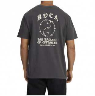 Camiseta RVCA: Lax Tees (Washed Black)