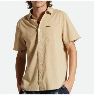 Camisa Brixton: Charter Sol Wash SS Wvn (Oat Milk)