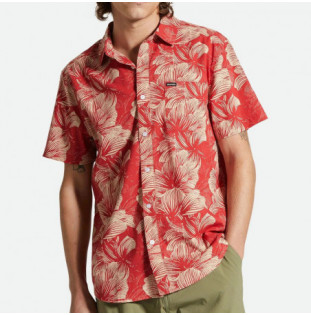 Camisa Brixton: Charter Print SS Wvn (Casa Red Oat Floral)