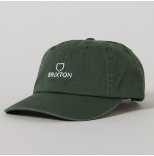 Gorra Brixton: Alpha Lp Cap (Trekking Green Vintage Wash)