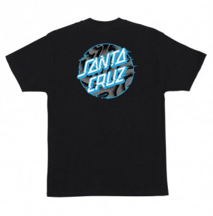 Camiseta Santa Cruz: Vivid Slick Dot T-Shirt (Black)
