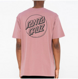 Camiseta Santa Cruz: Opus Dot Stripe T-Shirt (Dusty Rose)