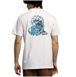 Camiseta Santa Cruz: Screaming Wave T-Shirt (White)