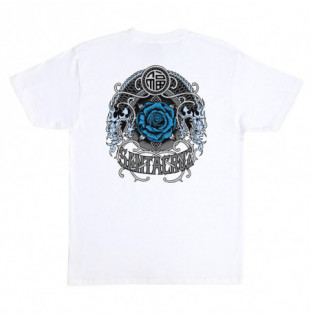 Camiseta Santa Cruz: Dressen Rose Crew One T-Shirt (White)