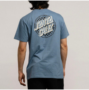 Camiseta Santa Cruz: Breaker Check Opus Dot T-Shirt (Dusty Blu)