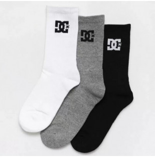 Calcetines DC Shoes: Spp Dc Crew 3Pk Sock (Assorted)