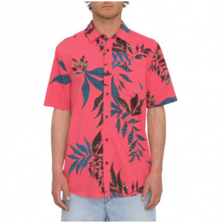 Camisa Volcom: Paradiso Floral SS (Washed Ruby)