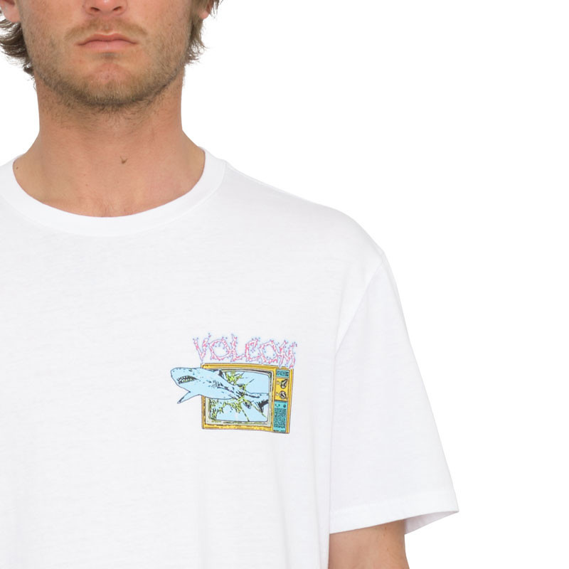 Camiseta Volcom: Frenchsurf Pw Sst (White)