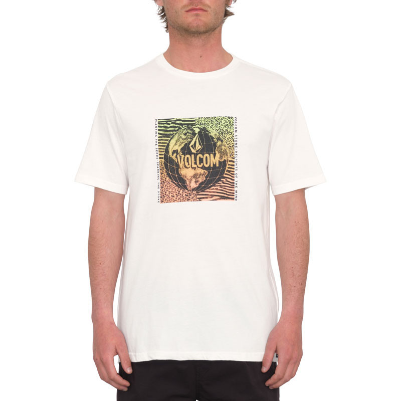 Camiseta Volcom: Earthtrippin Fty Sst (Off White)