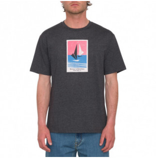 Camiseta Volcom: Catamaran Hth Sst (Heather Black)