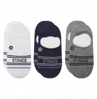 Calcetines Stance: Basic 3 Pack No Show (Navy)