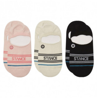 Calcetines Stance: Basic 3 Pack No Show (Sand)