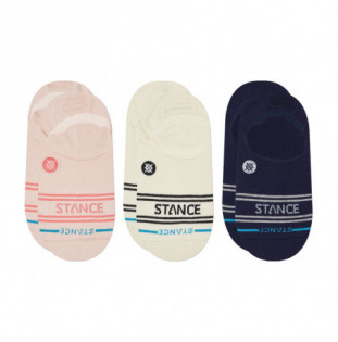 Calcetines Stance: Basic 3 Pack No Show (Pale Peach)