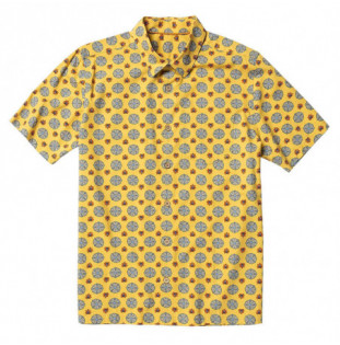 Camisa Captain Fin: Paisley Pusher Shirt (Mineral Yellow)