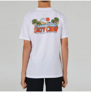 Camiseta Salty Crew: Tropicali Standard SS Tee (White)