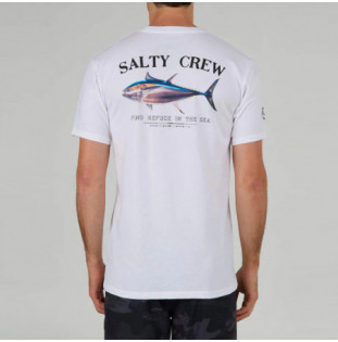 Camiseta Salty Crew: Big Blue Premium SS Tee (White)