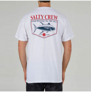 Camiseta Salty Crew: Angler Standard SS Tee (White)