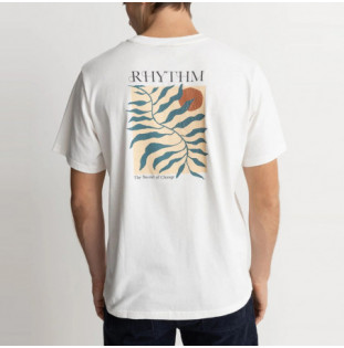 Camiseta Rhythm: Fern Vintage SS T-Shirt (Vintage White)