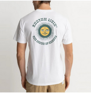 Camiseta Rhythm: Sun Life SS T-Shirt (Vintage White)