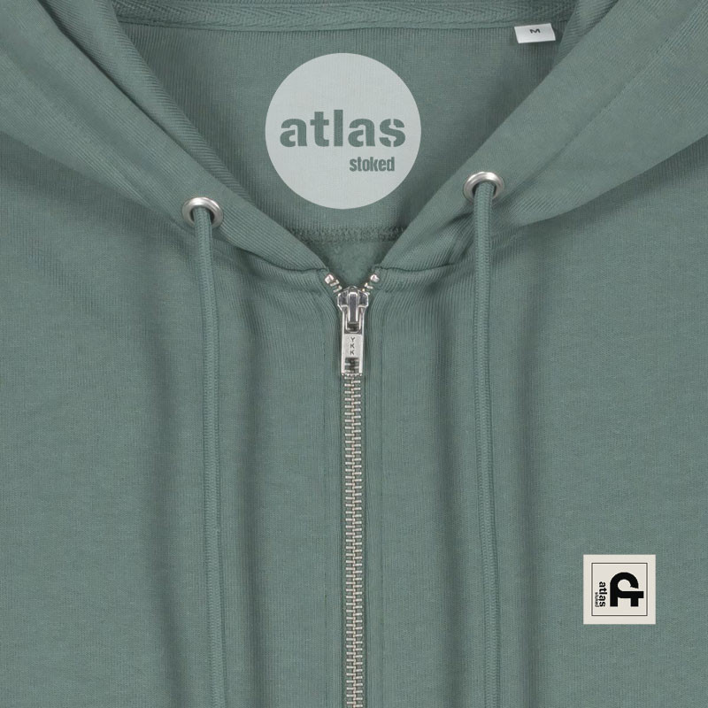 Sudadera Atlas: San Francisco 2.0 Zip Hood (Green Bay)