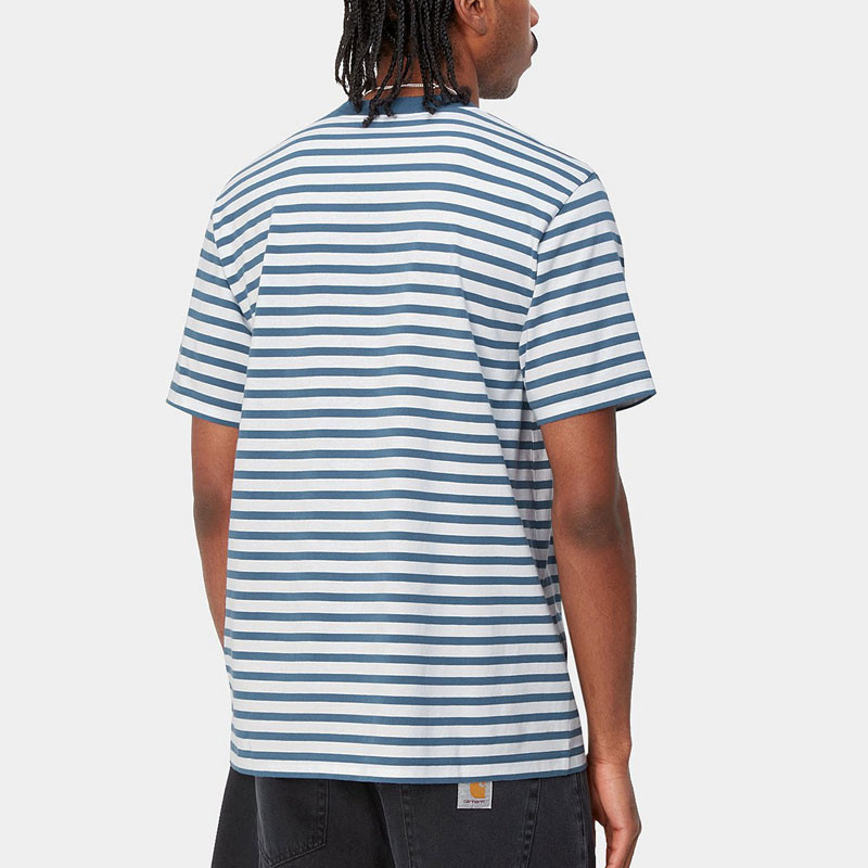 Camiseta Carhartt WIP: SS Seidler Pocket T-Shirt (St Sorrent Wht)