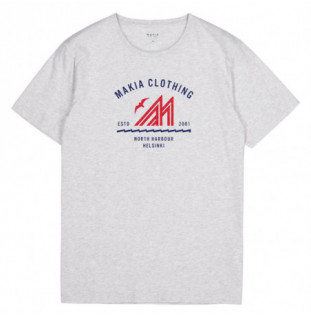 Camiseta Makia: Merenkävijä T Shirt (Light Grey)