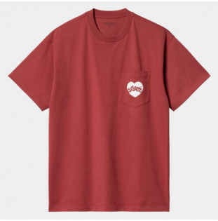 Camiseta Carhartt WIP: SS Amour Pocket T-Shirt (Tuscany White)