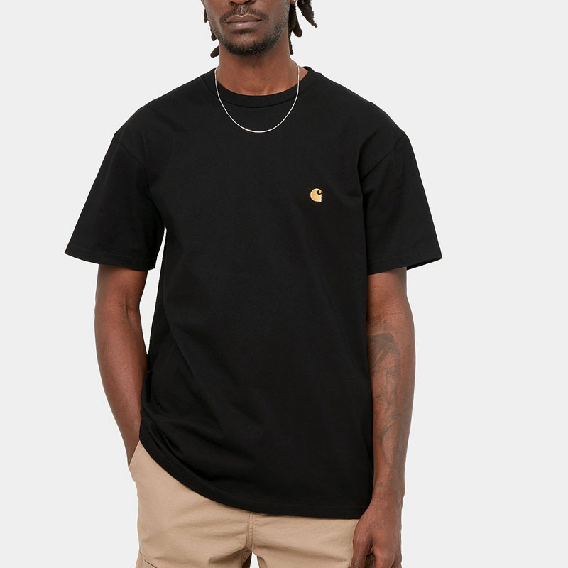 Camiseta Carhartt WIP: SS Chase T-Shirt (Black Gold)