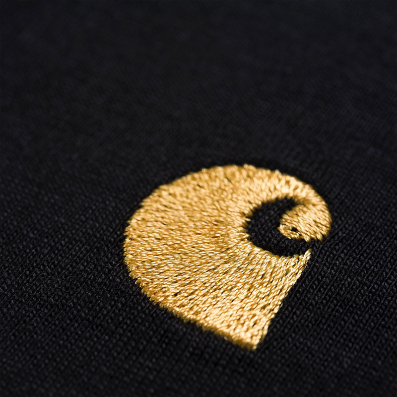 Camiseta Carhartt WIP: SS Chase T-Shirt (Black Gold)