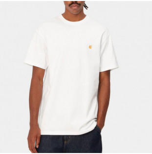 Camiseta Carhartt WIP: SS Chase T-Shirt (White Gold)