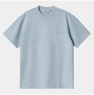 Camiseta Carhartt WIP: SS Duster Script T-Shirt (Misty Sky)