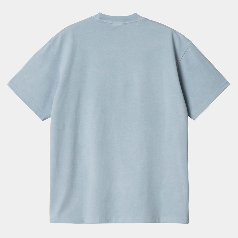 Camiseta Carhartt WIP: SS Duster Script T-Shirt (Misty Sky)