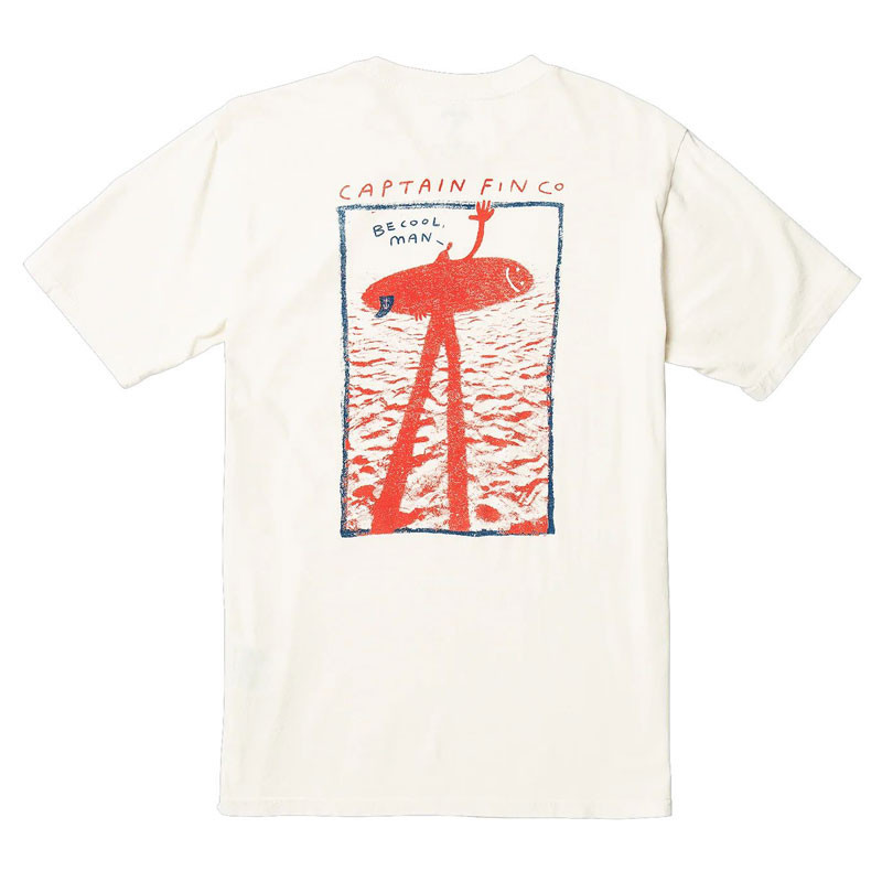 Camiseta Captain Fin: Be Cool Man SS Tee (Vintage White)