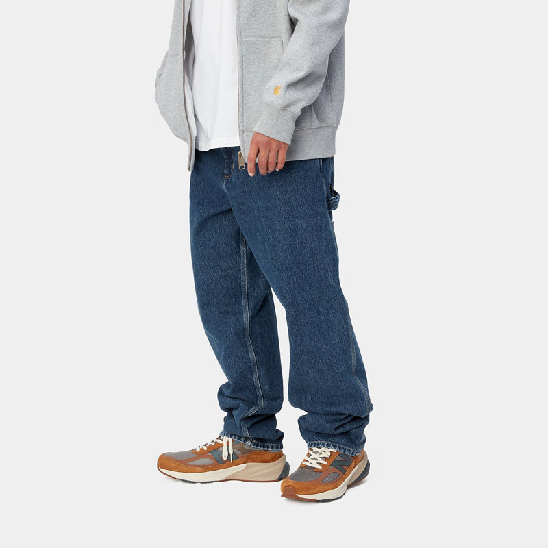 Pantalón Carhartt WIP: Single Knee Pant (Blue Stone Washed)