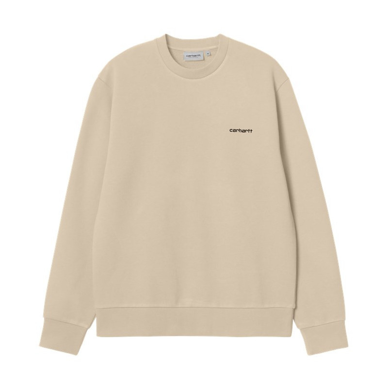 Sudadera Carhartt WIP: Script Embroidery Sweat (Wall Black)