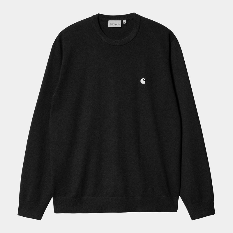 Jersey Carhartt WIP: Madison Sweater (Black Wax)